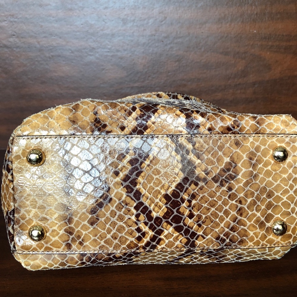 Michael Kors Medium Harper Python-Embossed Tote - image 2